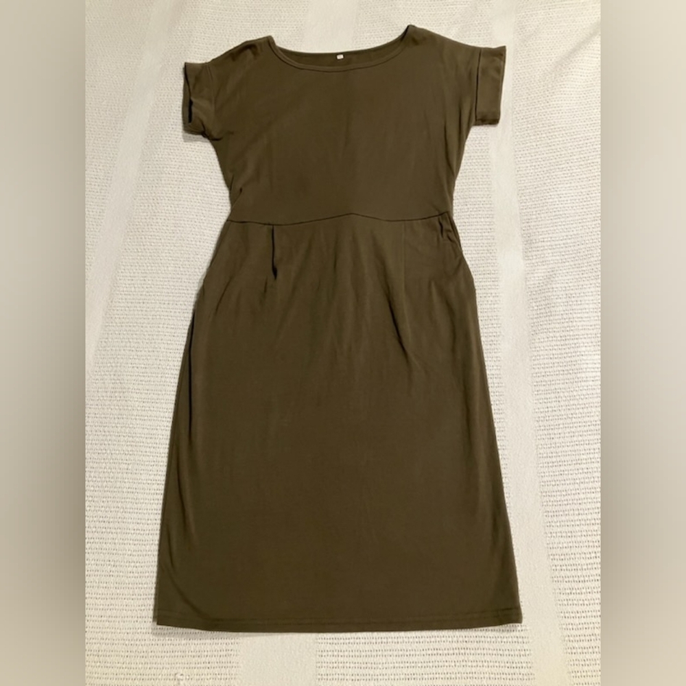 Olive Green Women's Dress